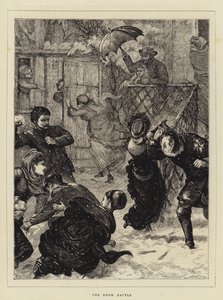 La batalla de nieve